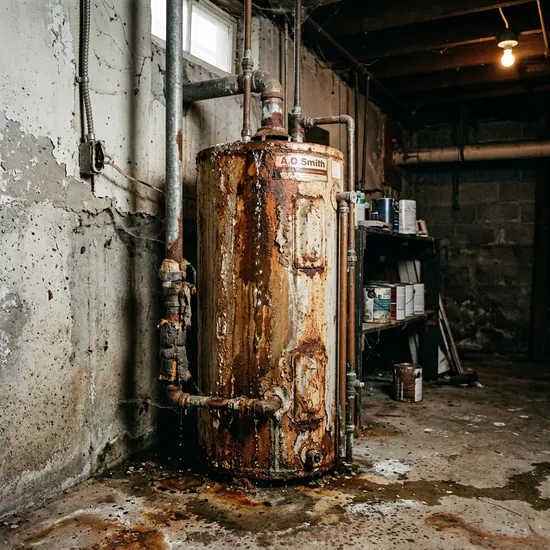 Before: Water Heater Installation in Claymont Ballwin MO